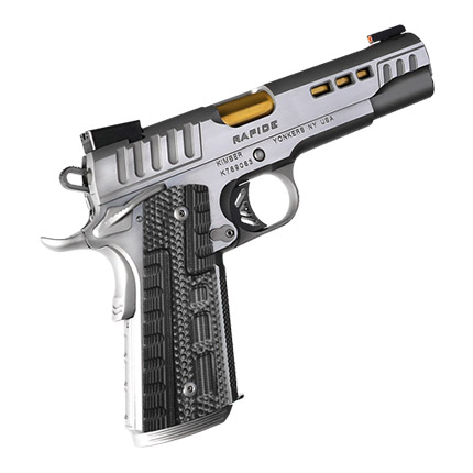 Kimber Rapide Dawn (DN,NS) 45ACP 5" Kimpro Silver Finish with Gray/Black...-img-0